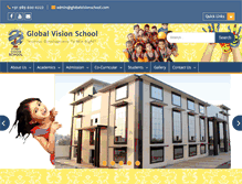 Tablet Screenshot of globalvisionschool.com